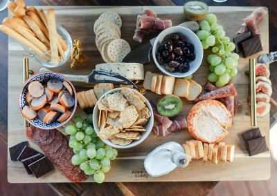 smorgasbord platter of nibbles